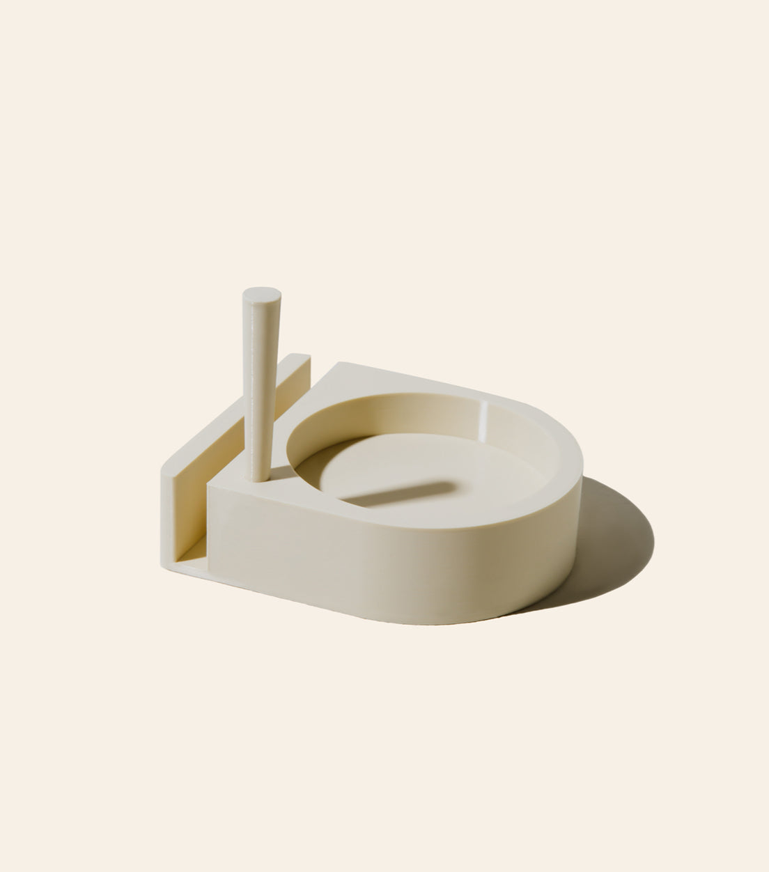 Tan Storage Solution with a matching Joint Cone for easy rolling and packing