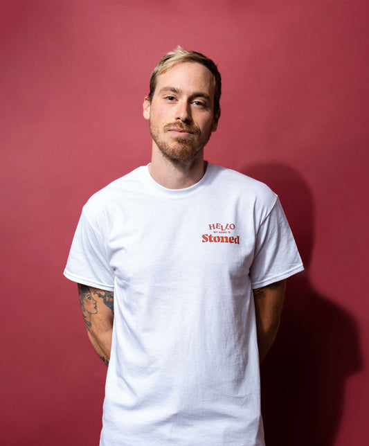 The conference tee being worn by someone who likes smoking weed